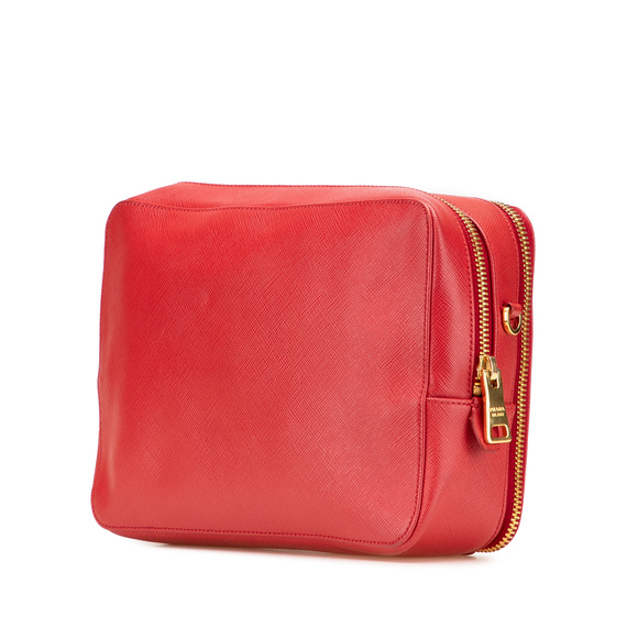 Pre-Loved Prada Saffiano Double Zip Crossbody - Picture 2 of 12